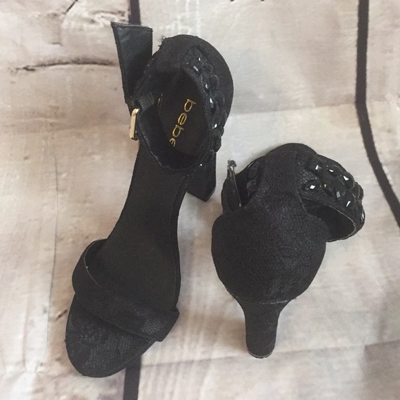 Bebe lace heels in size 8 - Picture 8 of 16
